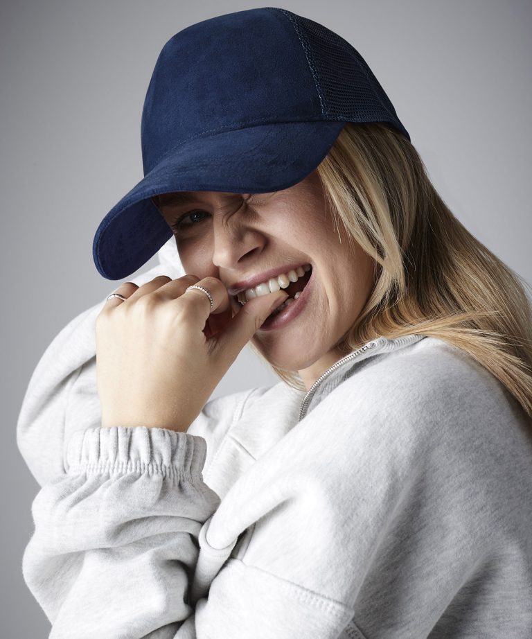 Alternative view of Beechfield - Suede Snapback Trucker BC643