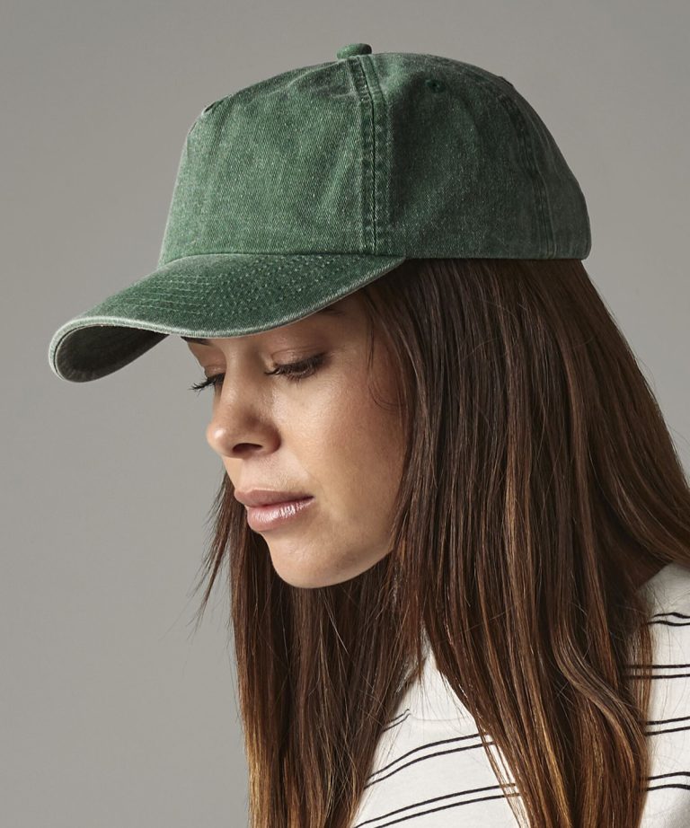 Beechfield &#8211; Relaxed 5 &#8211; Panel Vintage Cap BC657, Vivid Promotion Workwear