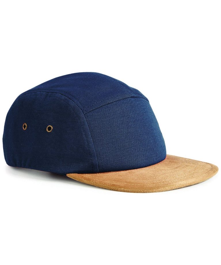 Beechfield &#8211; Suede Peak 5 &#8211; Panel Cap BC658, Vivid Promotion Workwear