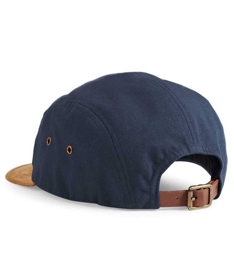 Beechfield &#8211; Suede Peak 5 &#8211; Panel Cap BC658, Vivid Promotion Workwear