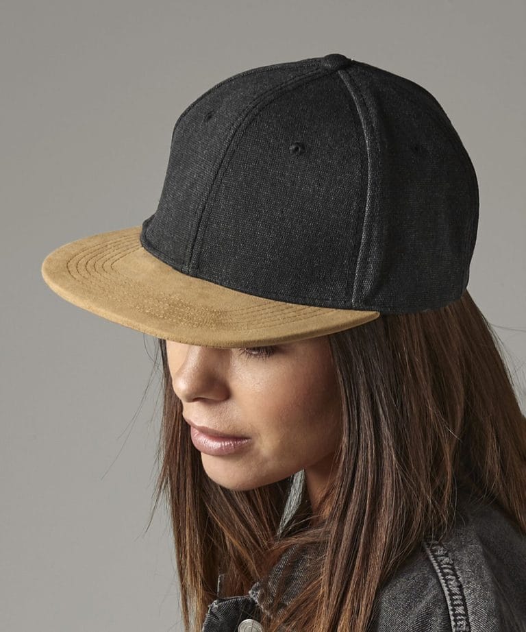 Beechfield &#8211; Suede Peak Snapback BC668, Vivid Promotion Workwear