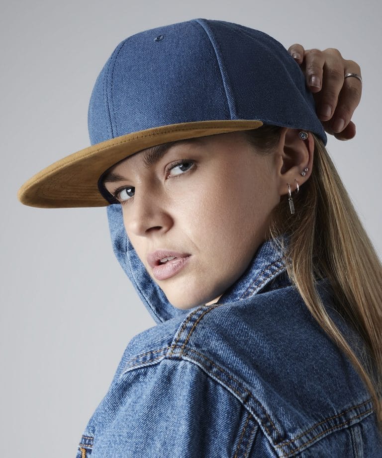 Beechfield &#8211; Suede Peak Snapback BC668, Vivid Promotion Workwear