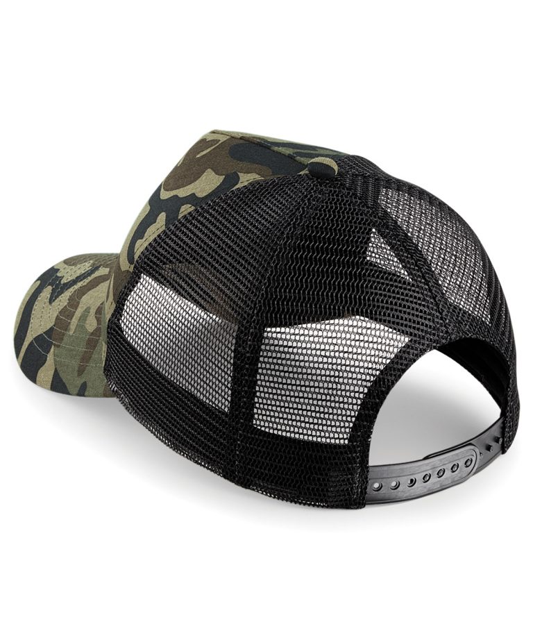 Beechfield &#8211; Camo Snapback Trucker BC694, Vivid Promotion Workwear
