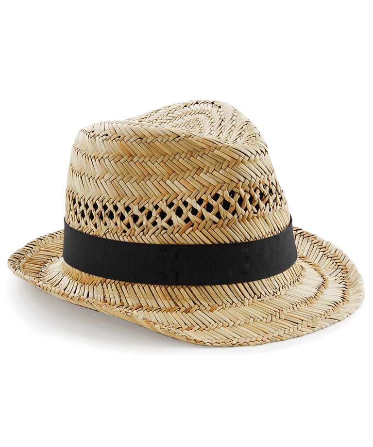 Alternative view of Beechfield - Straw Summer Trilby BC730