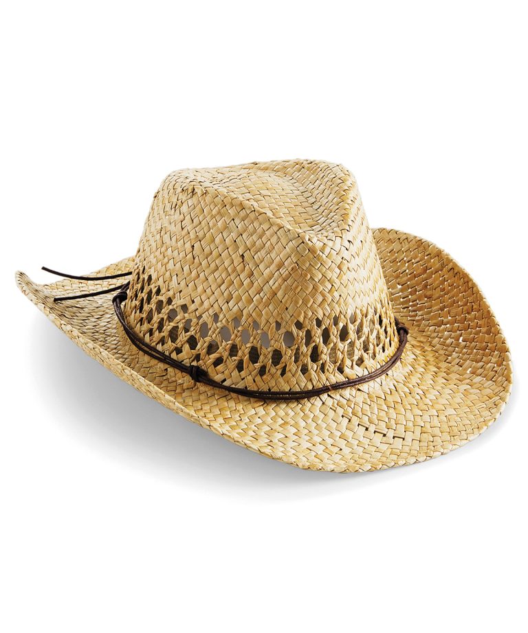Alternative view of Beechfield - Straw Cowboy Hat BC735