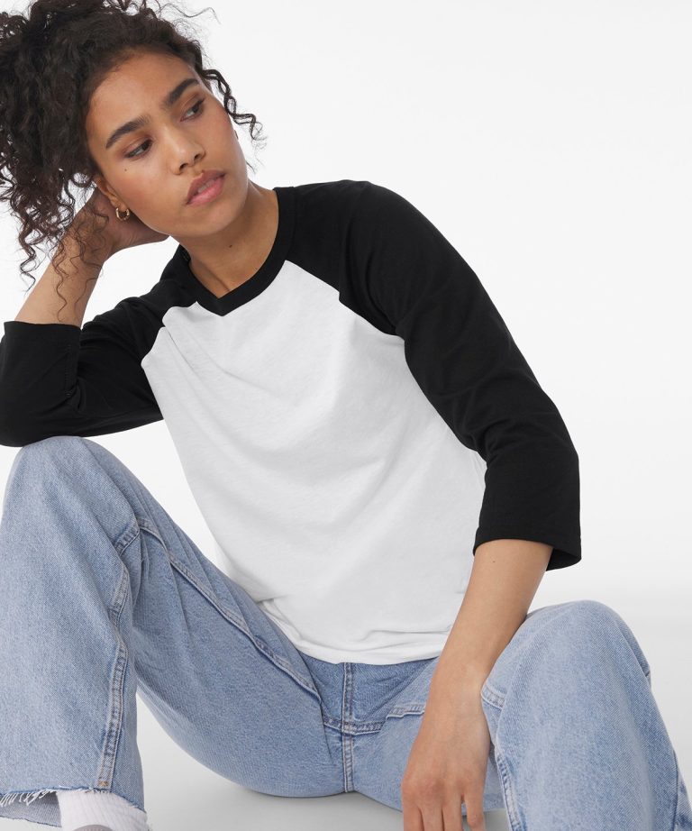 Alternative view of Bella+Canvas - Unisex Triblend  Sleeve Baseball T - Shirt BE100