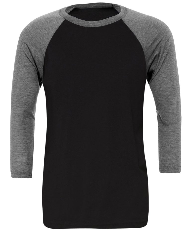 Bella+Canvas &#8211; Unisex Triblend  Sleeve Baseball T &#8211; Shirt BE100, Vivid Promotion Workwear