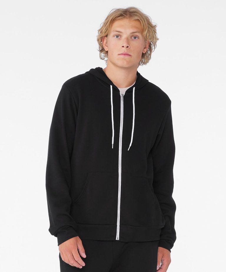 Bella+Canvas &#8211; Unisex Polycotton Fleece Full &#8211; Zip Hoodie BE106 Unisex, Vivid Promotion Workwear