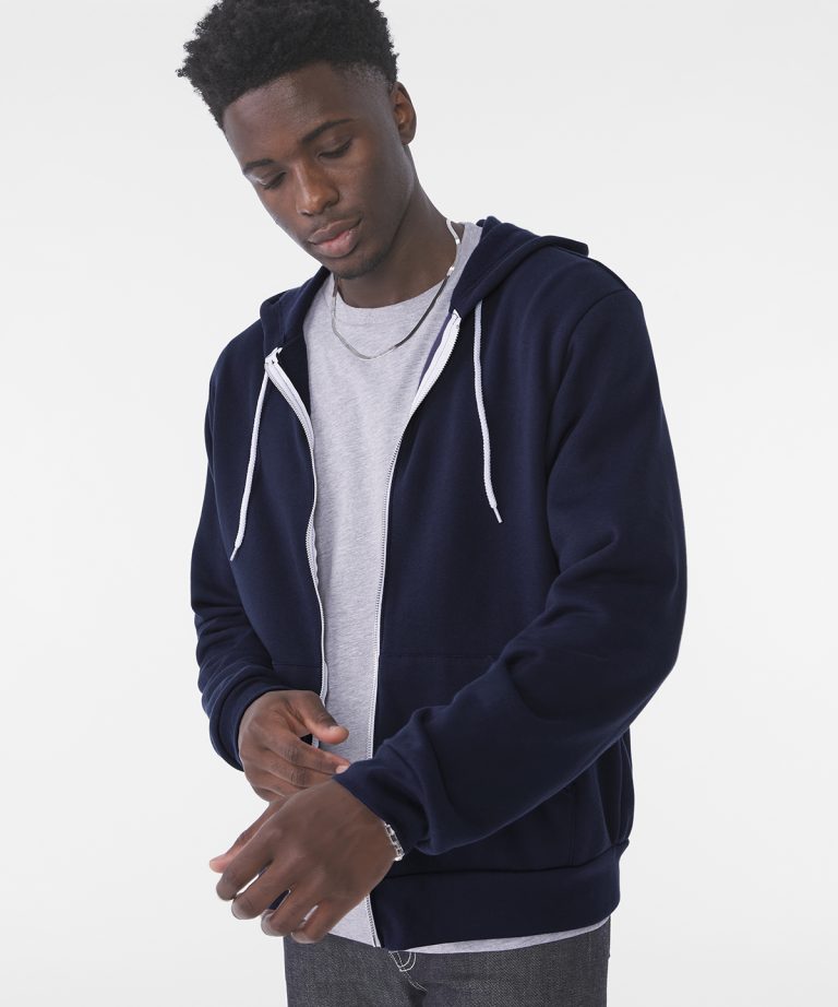 Bella+Canvas &#8211; Unisex Polycotton Fleece Full &#8211; Zip Hoodie BE106 Unisex, Vivid Promotion Workwear