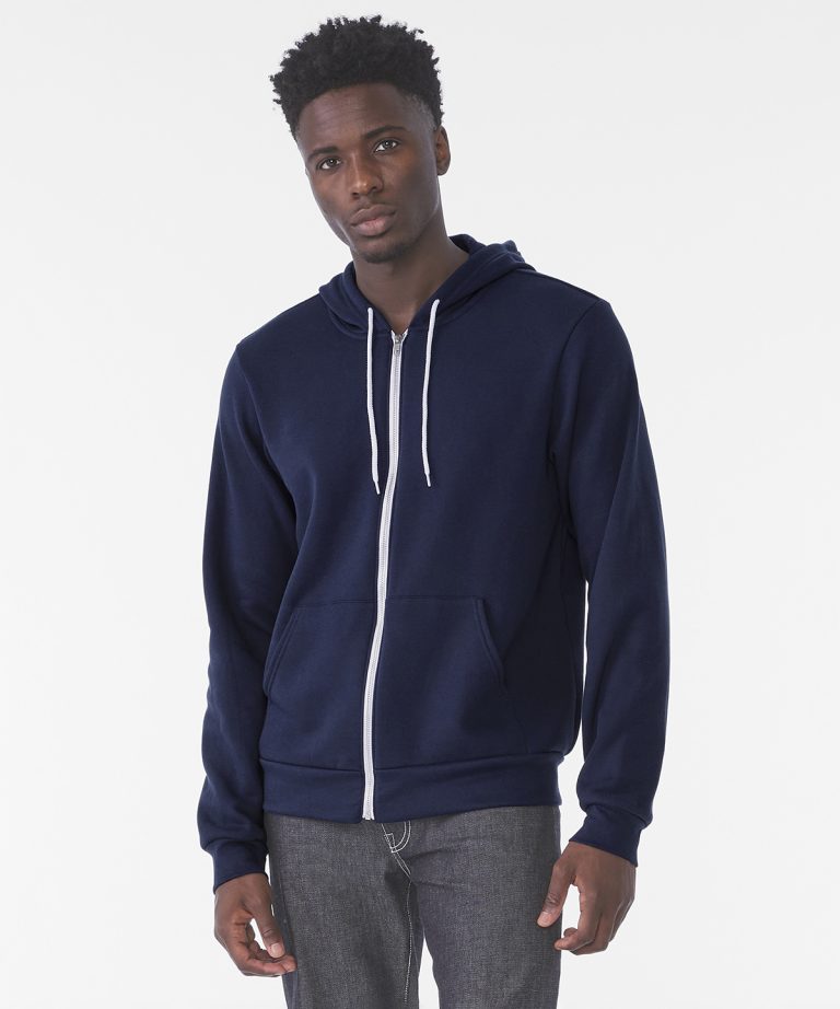Bella+Canvas - Unisex Polycotton Fleece Full - Zip Hoodie BE106 Unisex