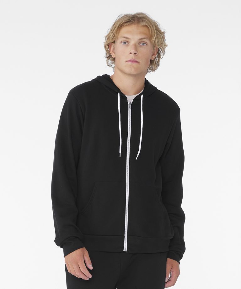 Alternative view of Bella+Canvas - Unisex Polycotton Fleece Full - Zip Hoodie BE106 Unisex