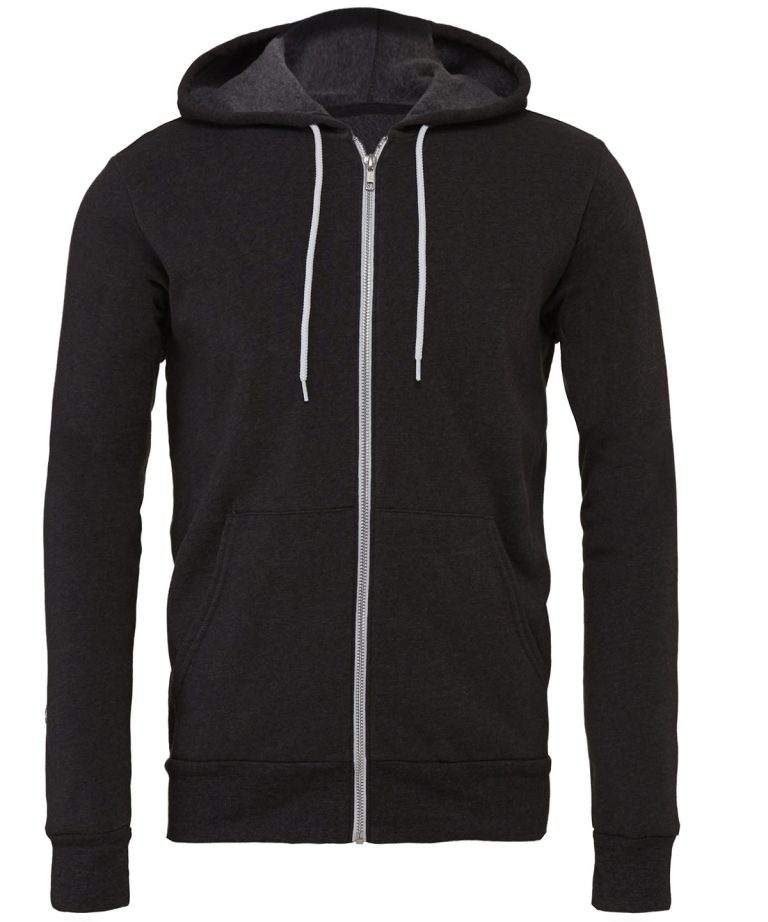 Bella+Canvas &#8211; Unisex Polycotton Fleece Full &#8211; Zip Hoodie BE106 Unisex, Vivid Promotion Workwear