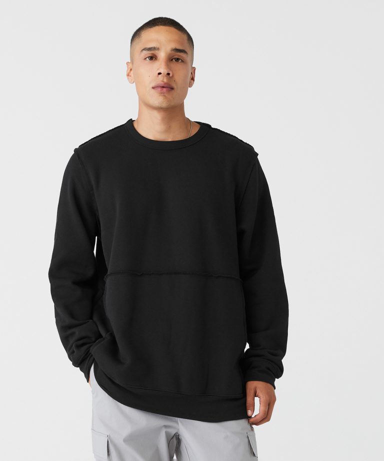 Bella+Canvas &#8211; Unisex Raw &#8211; Seam Crew Pullover BE133, Vivid Promotion Workwear
