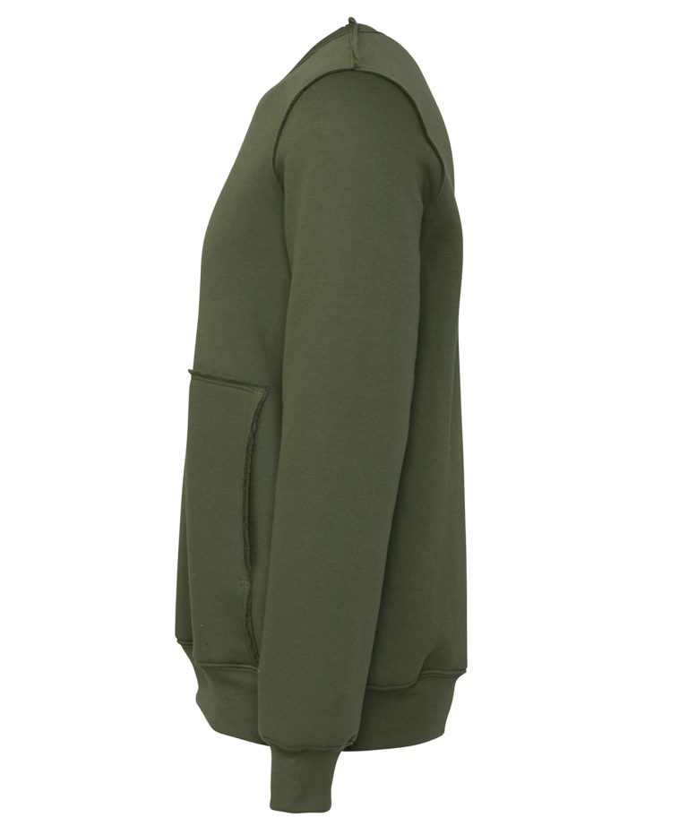 Bella+Canvas &#8211; Unisex Raw &#8211; Seam Crew Pullover BE133, Vivid Promotion Workwear