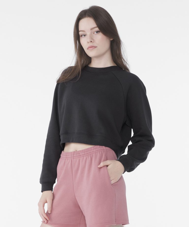 Bella+Canvas &#8211; Womens Raglan Pullover Fleece BE134, Vivid Promotion Workwear