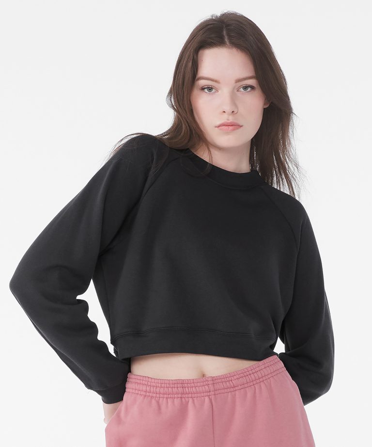 Bella+Canvas &#8211; Womens Raglan Pullover Fleece BE134, Vivid Promotion Workwear