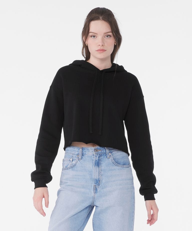 Bella+Canvas &#8211; Womens Cropped Fleece Hoodie BE220, Vivid Promotion Workwear
