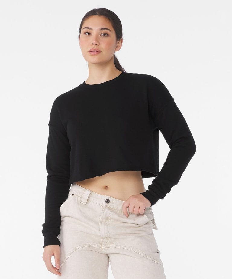 Bella+Canvas &#8211; Womens Cropped Crew Fleece BE221, Vivid Promotion Workwear