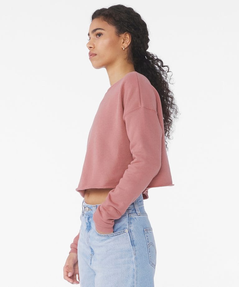Bella+Canvas &#8211; Womens Cropped Crew Fleece BE221, Vivid Promotion Workwear