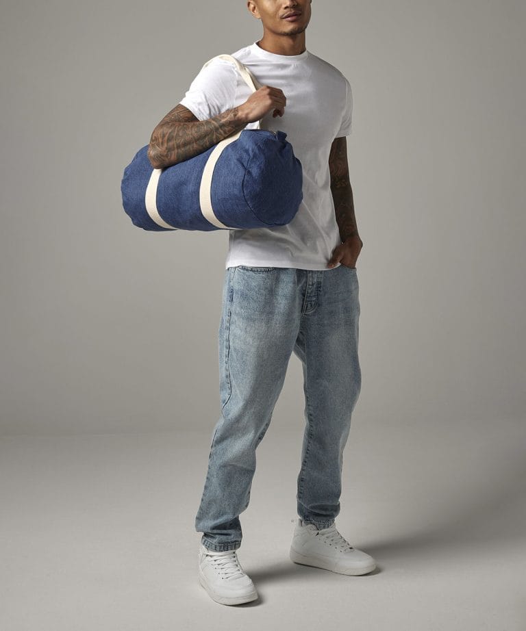 Alternative view of Bagbase - Denim Barrel Bag BG646