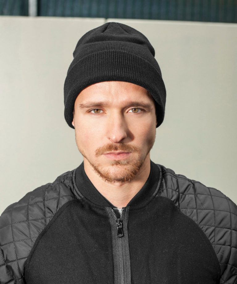 Build Your Brand &#8211; Heavy Knit Beanie BY001, Vivid Promotion Workwear