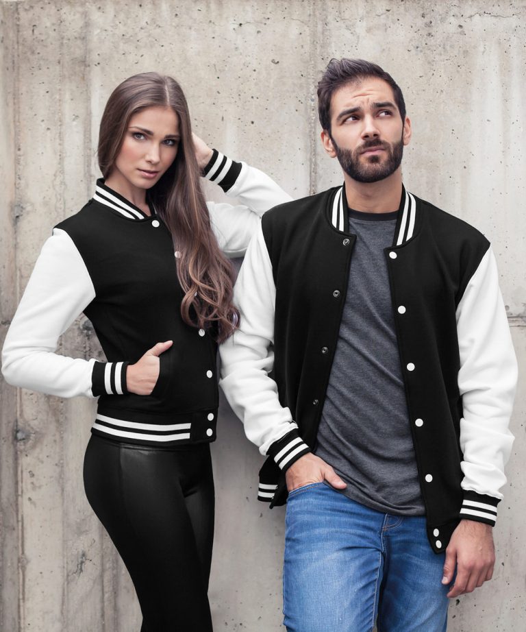 Build Your Brand - Sweat College Jacket BY015
