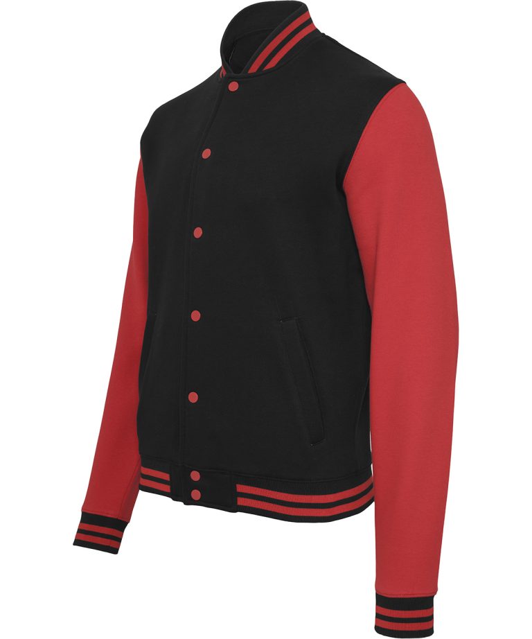 Build Your Brand &#8211; Sweat College Jacket BY015, Vivid Promotion Workwear