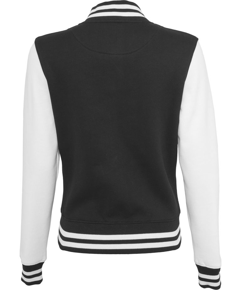 Build Your Brand &#8211; Womens Sweat College Jacket BY027, Vivid Promotion Workwear