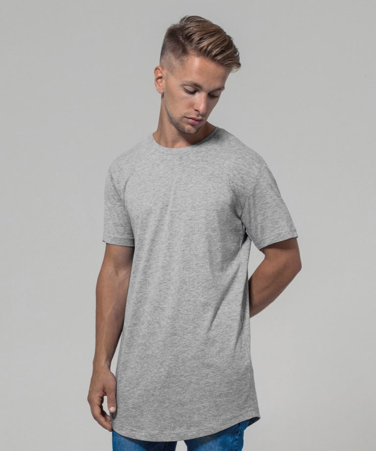 Build Your Brand - Shaped Long Tee BY028