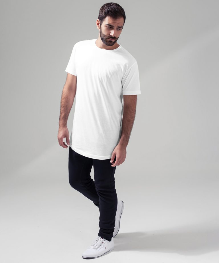 Alternative view of Build Your Brand - Shaped Long Tee BY028