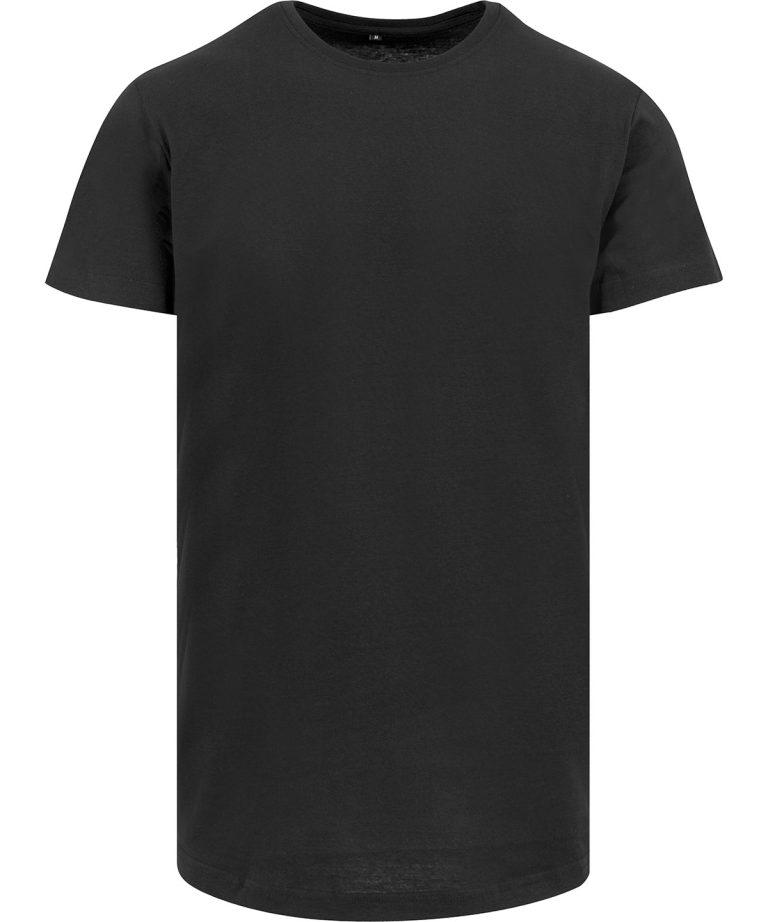 Build Your Brand &#8211; Shaped Long Tee BY028, Vivid Promotion Workwear