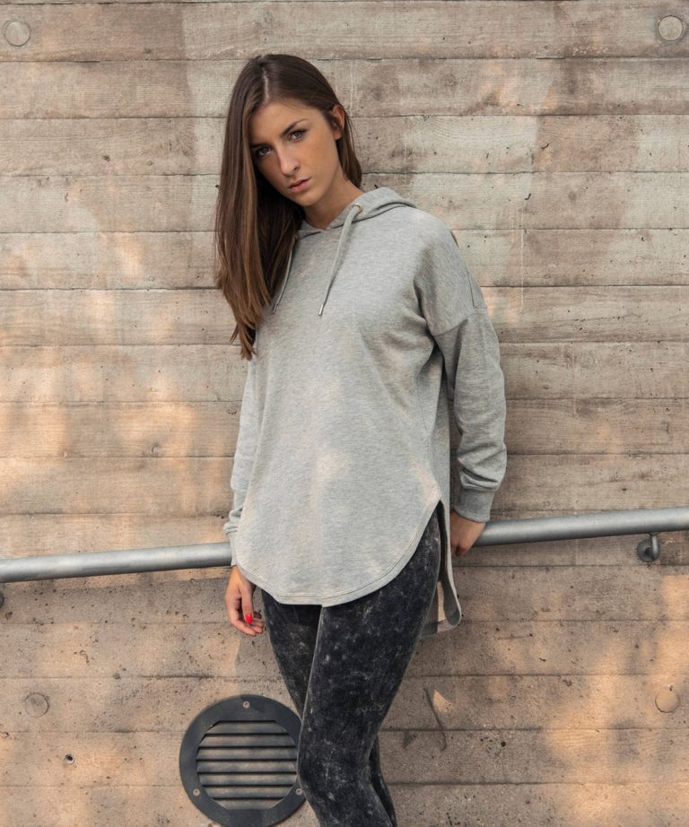 Build Your Brand - Womens Oversized Hoodie BY037