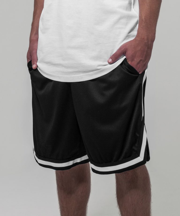 Build Your Brand &#8211; Two &#8211; Tone Mesh Shorts BY047, Vivid Promotion Workwear