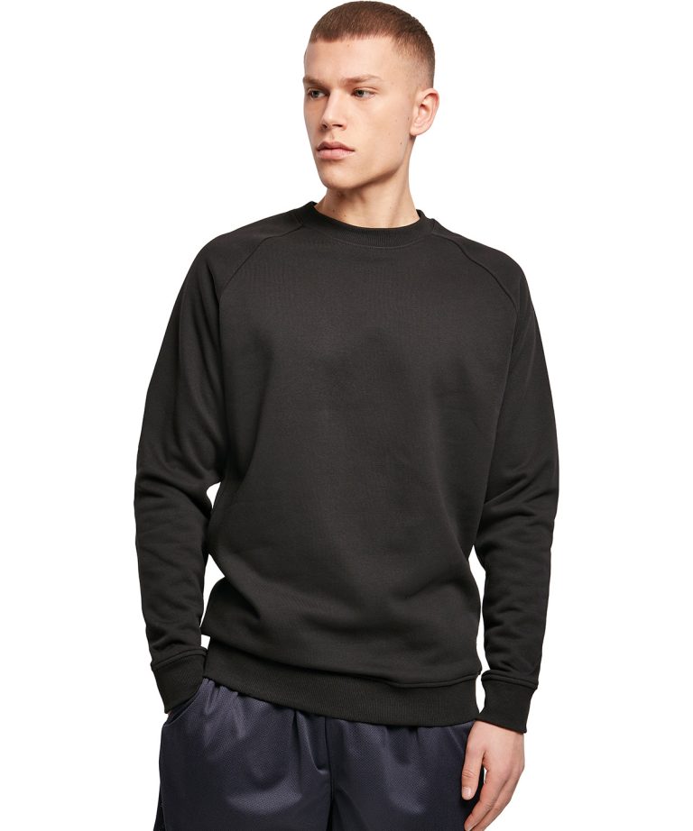 Build Your Brand &#8211; Raglan Sweat Crew Neck BY094, Vivid Promotion Workwear
