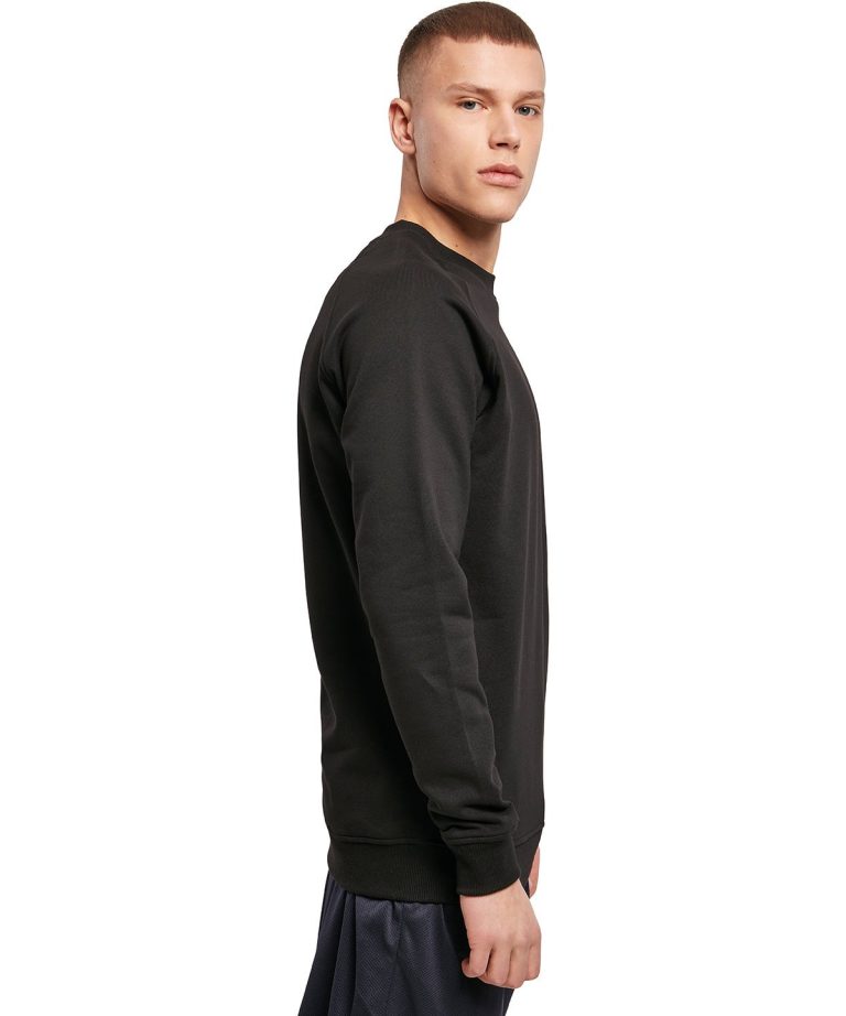 Alternative view of Build Your Brand - Raglan Sweat Crew Neck BY094
