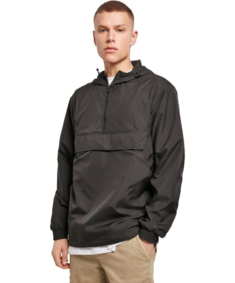 Build Your Brand - Basic Pullover Jacket BY096