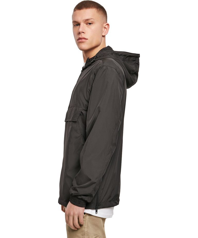 Build Your Brand &#8211; Basic Pullover Jacket BY096, Vivid Promotion Workwear