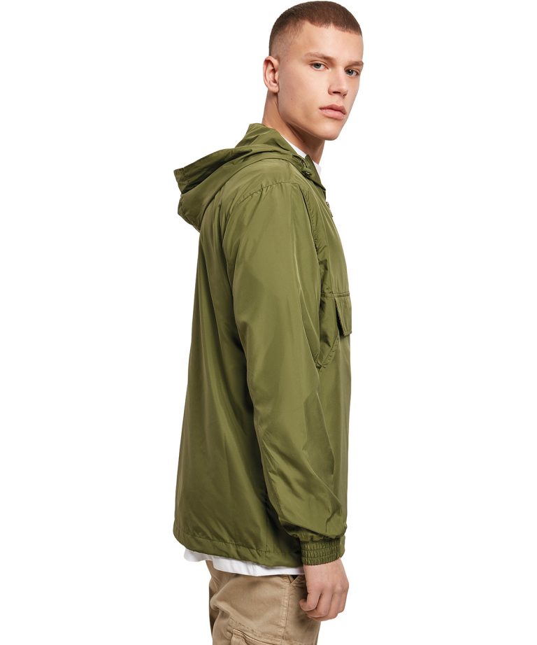 Build Your Brand &#8211; Basic Pullover Jacket BY096, Vivid Promotion Workwear