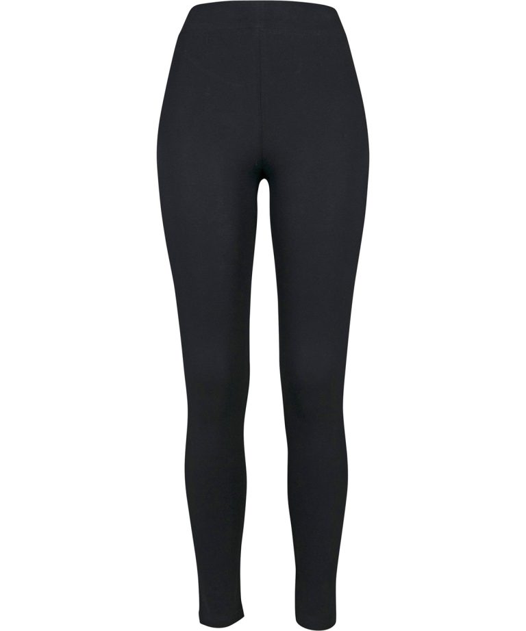 Build Your Brand &#8211; Womens Stretch Jersey Leggings BY099, Vivid Promotion Workwear