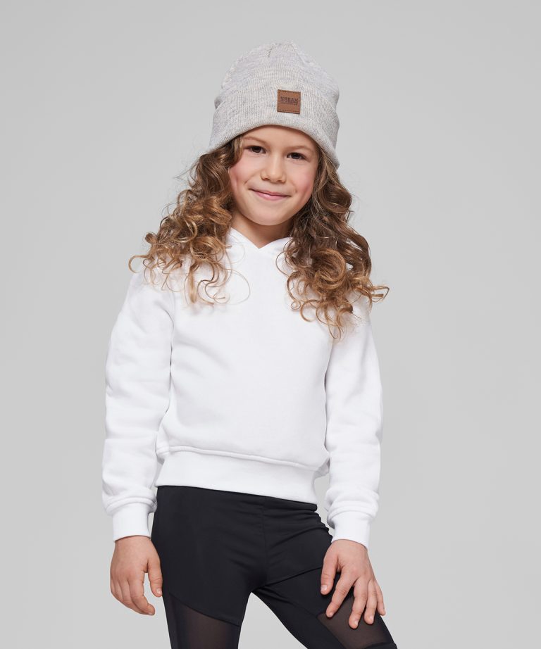 Build Your Brand &#8211; Girls Cropped Sweat Hoodie BY113, Vivid Promotion Workwear