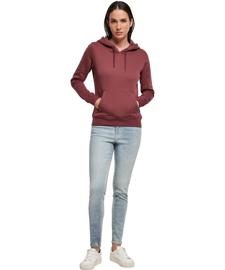 Build Your Brand &#8211; Womens Organic Hoodie BY139, Vivid Promotion Workwear