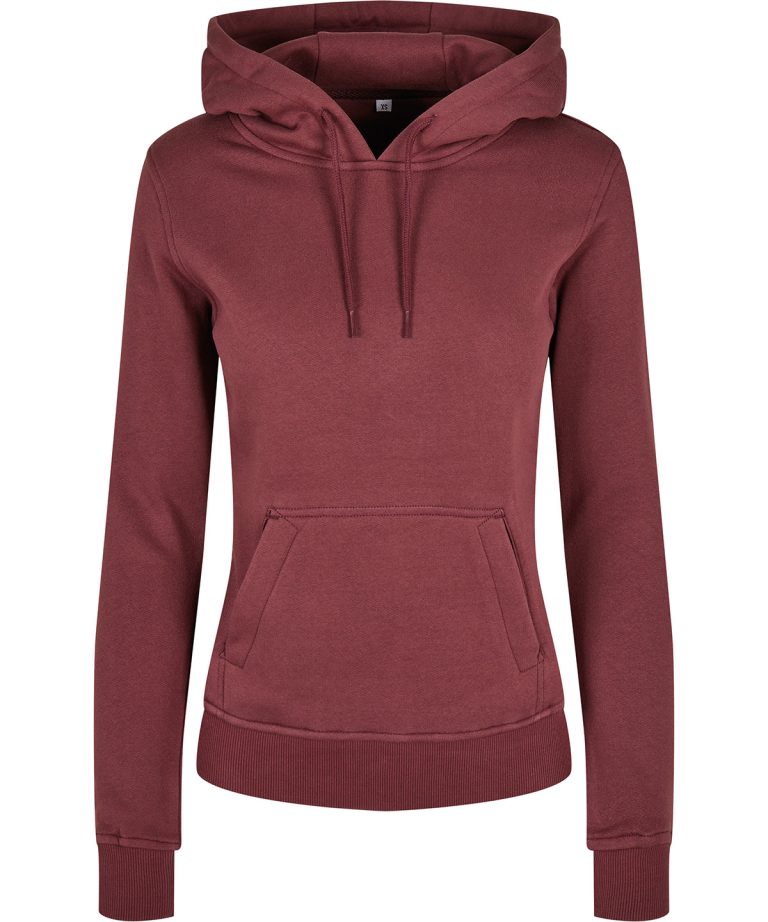 Build Your Brand &#8211; Womens Organic Hoodie BY139, Vivid Promotion Workwear