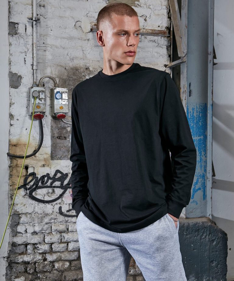 Build Your Brand - Organic Long Sleeve With Cuff Rib BY150