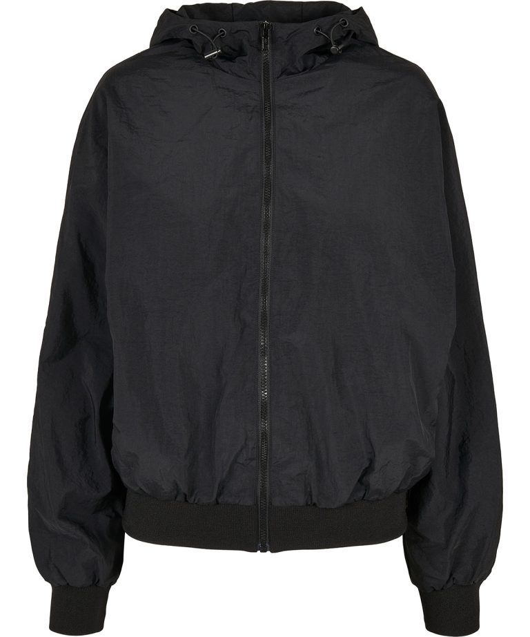 Build Your Brand &#8211; Womens Crinkle Batwing Jacket BY182, Vivid Promotion Workwear