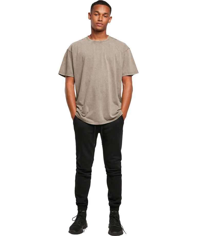 Alternative view of Build Your Brand - Acid Washed Heavy Oversized Tee BY189