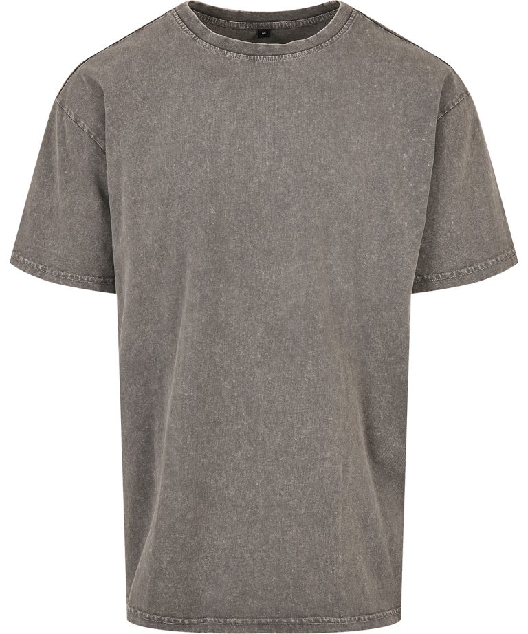 Build Your Brand &#8211; Acid Washed Heavy Oversized Tee BY189, Vivid Promotion Workwear