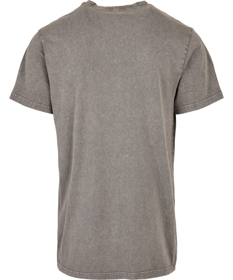 Build Your Brand &#8211; Acid Washed Round Neck Tee BY190, Vivid Promotion Workwear