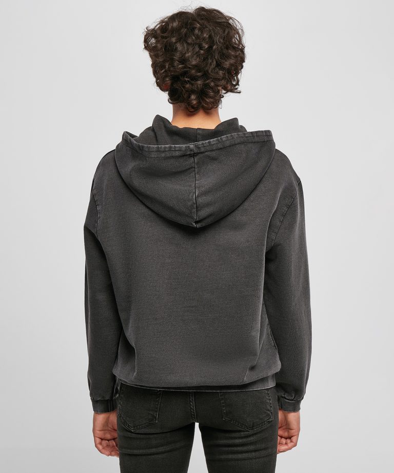 Build Your Brand &#8211; Womens Acid Washed Oversized Hoodie BY194, Vivid Promotion Workwear
