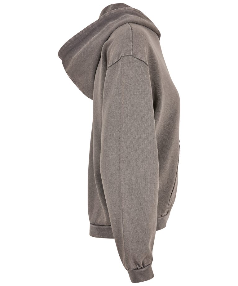Build Your Brand &#8211; Womens Acid Washed Oversized Hoodie BY194, Vivid Promotion Workwear
