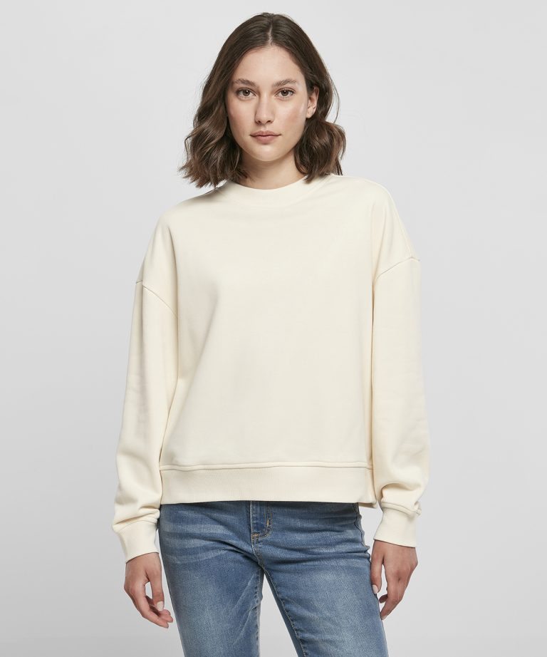 Alternative view of Build Your Brand - Womens Oversized Crew Neck Sweatshirt BY212